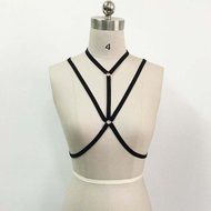 Underwear, PHOTNO Alluring Womens Harness Bra Elastic Cage Bra Strappy Hollow Out Bra Bustier N13