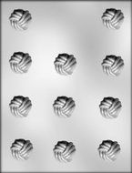 CK Products 1-1/8" Tri Swirl Choc Mold