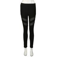 PHOTNO Women High Waist Skinny Leggings of Patchwork Mesh Push Up Yoga Pants N8