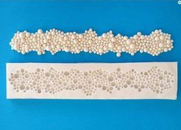 Pearls Beads Silicone Mould Fondant Cake Tools Cupcake Mold Border Sugar Paste N4