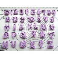 Y&amp;XL&amp;H Fondant Cake Decoration Tools Cartoon Font Alphabet Cutter Number Letters Lutter Set Plastic Cookie Cutter...