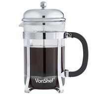 VonShef 12 Cup 48-Oz Glass French Press Cafetiere Coffee Maker N4