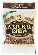 Natural Brew #2 Cone Coffee Filters, Natural Brown Paper, 100-Count Bags (Pack of 8) N2