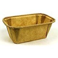 Mini Paper Baking Loaf Pan Good For All Of The Mini Plumpy Size 3.15/1.58"B x 1.58"Sw x 3.94/2.16"T-Out Model... N2