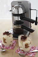 IMUSA USA GAU-18201 Bistro 4 Cup Espresso &amp; Cappuccino Maker, Silver N3