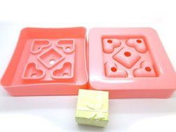 Cyqun(TM) Heart Shaped Cake Mold Sandwich Mold (Pink) N3
