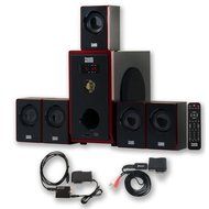 Acoustic Audio AA5103 800W 5.1 Home Theater Speaker System with Bluetooth and Optical Input AA5103BD N2