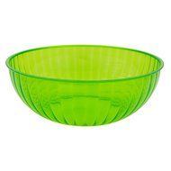 Party Essentials N926855 Hard Plastic 192-Ounce Serving Bowl, Neon Orange