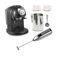 DeLonghi BAR32 Retro 15 BAR Pump Espresso and Cappuccino Maker with Coffee Measure, Milk Frother, Two 3 oz Ceramic...
