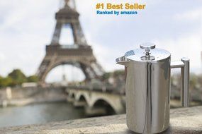 SterlingPro Double Wall Stainless Steel French Coffee Press, 1 Liter N5