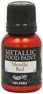 1 X Metallic Red Food Paint N3