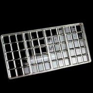 Grainrain Polycarbonate Chocolate Bar Molds PC Mould Clear Hard Plastic Candy Mold Mould