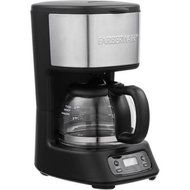 Farberware 5-Cup Programmable Coffee Maker, Black & Stainless N2