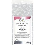 Diamond Quilted Impression Mats Set of 4 Large