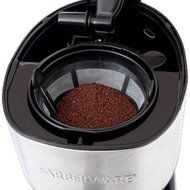 Farberware 5-Cup Programmable Coffee Maker, Black & Stainless N3