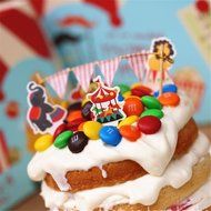Yunko Set of 24 Farm Animals Cake Cupcake Decorative Cupcake Topper for Kids Birthday Party Themed Party Baby... N5