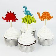 Yunko Set of 24 Farm Animals Cake Cupcake Decorative Cupcake Topper for Kids Birthday Party Themed Party Baby... N7