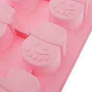 Y&amp;XL&amp;H Snowman Shaped Silicone Cake Biscuit Mould N3