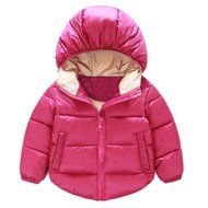 Snowsuit ,BeautyVan Baby Infant Girls Winter Warm Hooded Coat Cloak Jacket Snowsuit Thick Clothes (4T, Red) N12