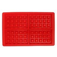4-Cavity Mini Waffles Cake Chocolate Pan Silicone DIY Tray Mold Mould N7