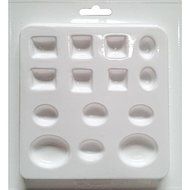 Yaley Cool2Cast Assorted Size Jewels Mold, 14-Cavity