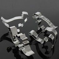 Sher Stainless Steel Dinosaur Cookie Cutter Mold Cake Fondant Biscuit Baking Mould,Set of 4 N3