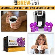 4 K-Cup Reusable Filters for Keurig 1.0 and 2.0 Brewers, K200, K250, K300, K350, K400, K450, K460, K500, K525C... N2