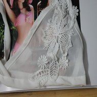 Bra Top ，Beautyvan ComfortableWomen Translucent Underwear Sheer Lace Strap Bra Top (S, White) N3
