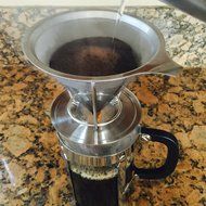 The Brewologist Pour Over Coffee Cone, the Clever Coffee Dripper: Permanent Reusable Stainless Steel Coffee Filter... N18