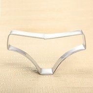 Y&amp;XL&amp;H 3 Pieces Bikini Swimsuit Shape Cookie Cutters Set Fruit Cut Molds Stainless Steel N4