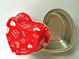 KEISEN 3 2/5&quot; mini cordate Disposable Aluminum Foil Cups 100ml for Muffin Cupcake Baking Bake Utility Ramekin... N8
