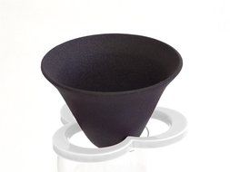 224porcelain Ceramic Paperless Permanent Coffee Filter / Dripper "Caffe hat"White N8