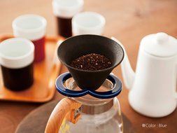 224porcelain Ceramic Paperless Permanent Coffee Filter / Dripper "Caffe hat"White N9