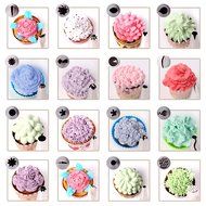 Newlemo Stainless Steel Nozzles Set of 24 Piping Nozzles Cake Decorating Tips Sets with 1 Medium Reusable Pastry...