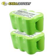 NEW 2x Exell EBVB-114 Ni-MH 7.2V Battery Fits EURO PRO SHARK Vacuums USA SHIP