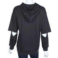 Hoodie Sweatshirt,Morecome Womens Loose Casual Long Sleeve Hoodie Jumper Pullover Coat (S, Blue) N5