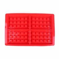 Dynaics Waffles Mold Bread Heart Silicone Fondant Sugarcraft Cake Decor N2