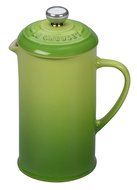 Le Creuset of America Stoneware Petite French Press, 12 oz, Cherry N5