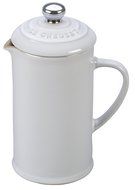 Le Creuset of America Stoneware Petite French Press, 12 oz, Cherry N7