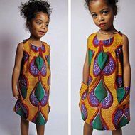 Romper Jumpsuit Dress ,BeautyVan Girls Kids Short Sleeve Clothes Africa Print Tops T-Shirt Dress (110, A) N16