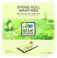 Blue Dragon Wrappers, Spring Roll, 4.7-Ounce (Pack of 12) N3