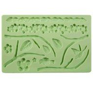 Lace Silicone Fondant Mold Wedding Cake Mould Decoration Borders Baking With Leaves Flowers Garlands [version:... N2