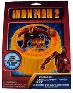 DecoPac, Iron Man 2, Cake Decorating Kit, Includes Topper and Ring.