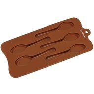 Freshware CB-600RD 8-Cavity Leaf Shape Silicone Mold for Making Soap, Candle, Candy, Chocolate, and More N4