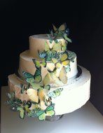 Edible Butterflies &copy; - Assorted Green Set of 15 - Cake and Cupcake Toppers, Decoration