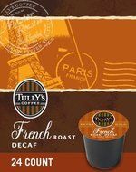 TULLY'S FRENCH ROAST DECAF COFFEE K CUP 120 COUNT by Tully's Coffee