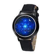 XILALU Women Men Girl Boy touch LED Electronic universe background Watch (A) N17