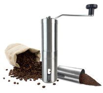 Manual Coffee Grinder with Ceramic Burr - High Quality Hand Coffee Burr Hand Coffee Mill with Precision Conical... N3