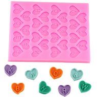 Mujiang Fondant Letter Mold Candy Making Tools Silicone Alphabet Molds Cake Decorating N20