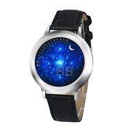 XILALU Women Men Girl Boy touch LED Electronic universe background Watch (A) N19